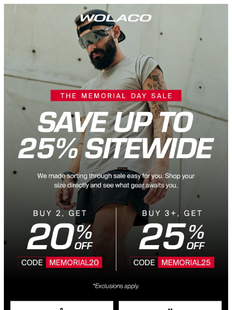 wolaco newsletter: Your Size is on Sale 👀