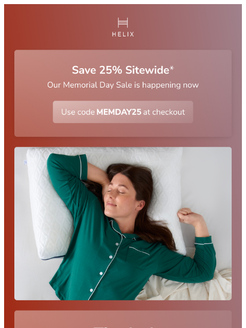 helixsleep newsletter: Here’s your discount code
