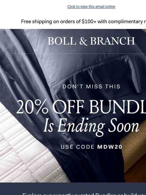 bollandbranch newsletter: Final days to refresh for summer ☀️