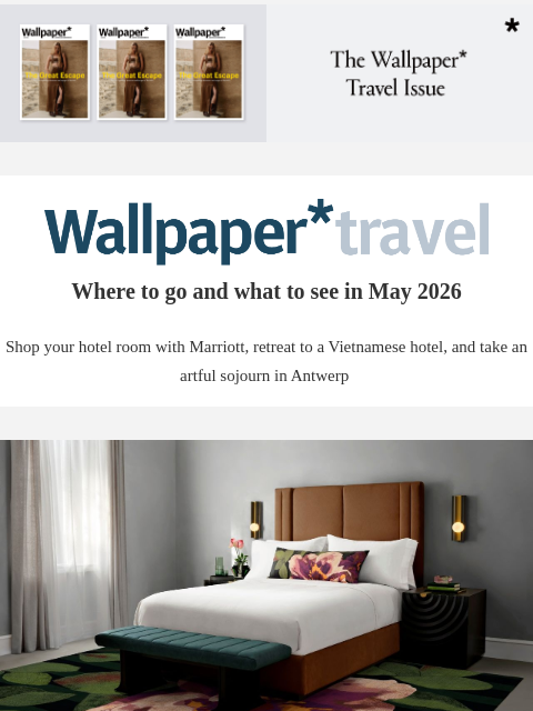 futureplc newsletter: Wallpaper* Travel in 2026: where to go