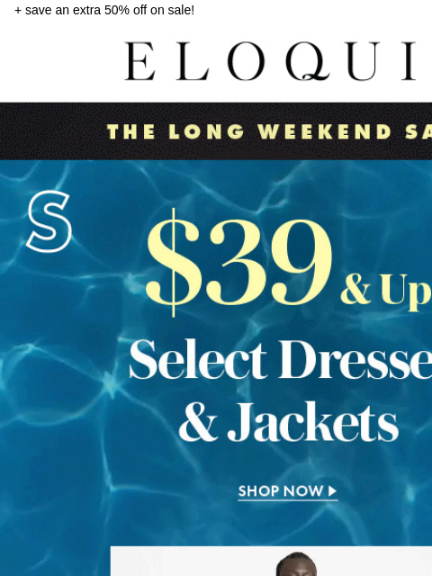 + save an extra 50% off on sale! Logo Hero Hero Sale BB Best of the Long Weekend Sale NEW ARRIVALS BEST SELLERS DRESSES WORKWEAR DAILY DEAL SALE You are receiving this email because you signed up to