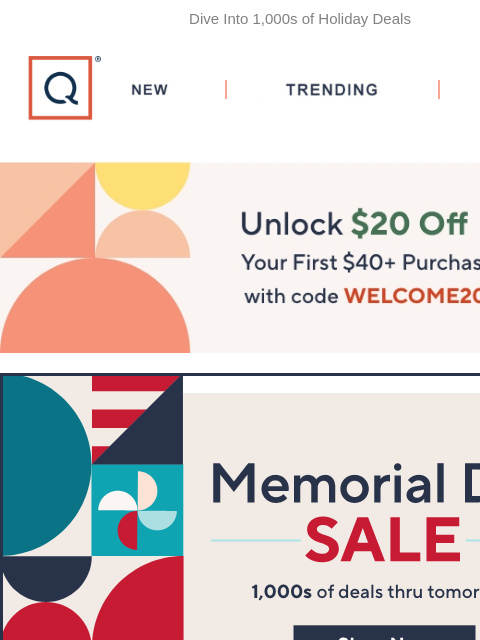 Dive Into 1000s of Holiday Deals QVC New TRENDING DEALS Unlock $20 off Your First Purchase Triforce 21" Hardside Carry-On Luggage with Weekender Bag Triforce 21" Hardside Carry-On Luggage