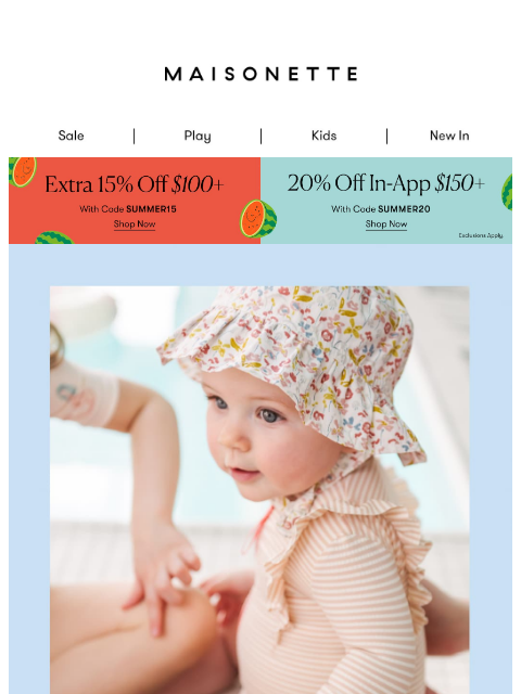Now's the time to get everything you need for baby's first summer. ͏ ͏ ͏ ͏ ͏ ͏ ͏ ͏ ͏ ͏ ͏ ͏ ͏ ͏ ͏ ͏ ͏ ͏ ͏ ͏ ͏ ͏ ͏ ͏ ͏ ͏ ͏ ͏ ͏ ͏ ͏ ͏ ͏ ͏ ͏ ͏ ͏ ͏ ͏ ͏ ͏ ͏ ͏ ͏ ͏ ͏ ͏ ͏ ͏ ͏ ͏ ͏ ͏ ͏ ͏ ͏ ͏ ͏ ͏ ͏ ͏ ͏ ͏