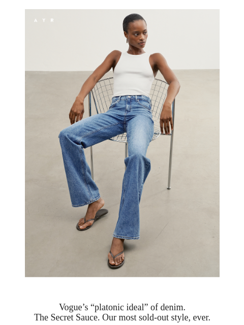 ayr newsletter: that internet famous jean