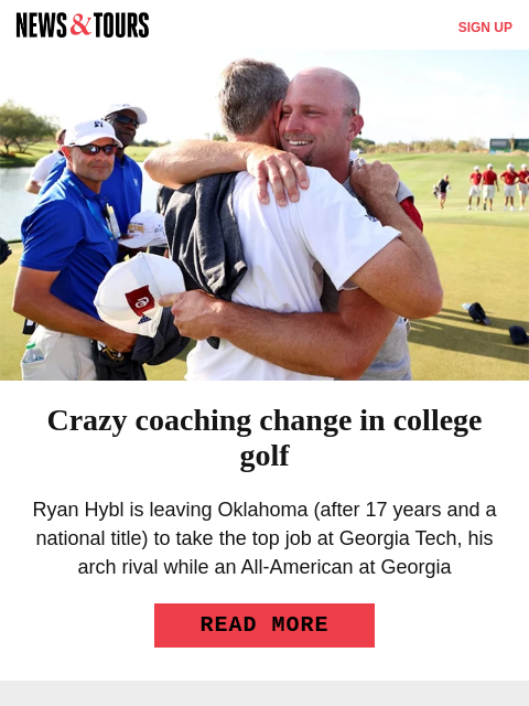 golfdigest newsletter: Wyndham Clark's finishing kick goes right this tim...