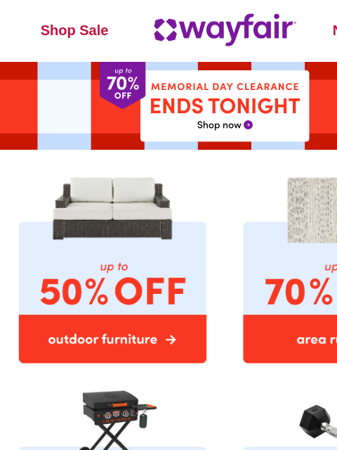 wayfair newsletter: ⌛ Less than 24 HOURS ⌛FLASH DEALS⌛