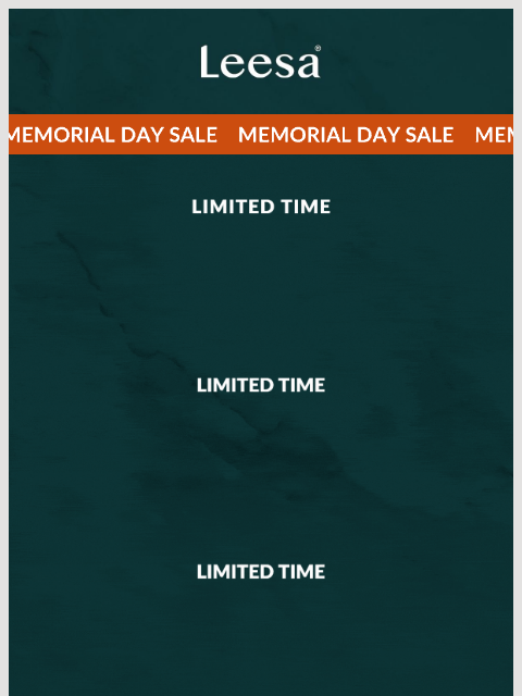 leesasleep newsletter: Rise, shine, and save 30% ​