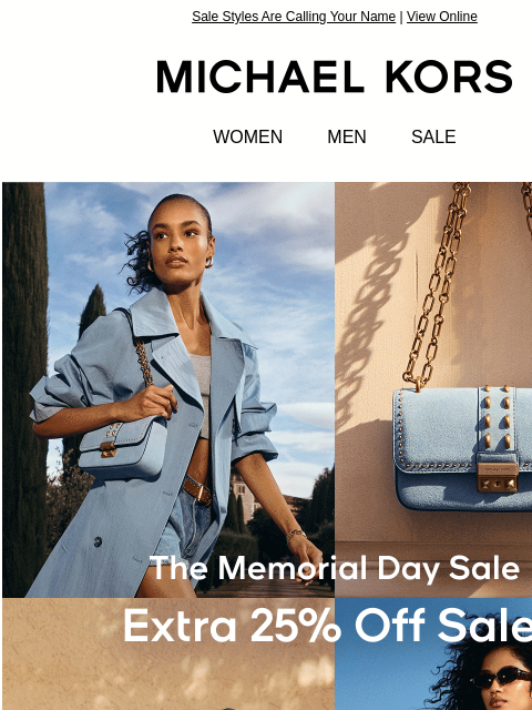 michaelkorsmail newsletter: Get Summer-Ready With An Extra 25% Off