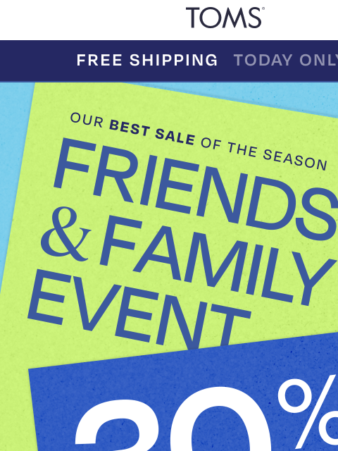 toms newsletter: Just Added: FREE Shipping and 3X Points (Plus 30% ...
