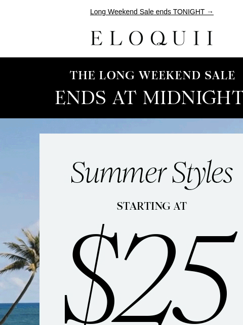 eloquii newsletter: Hours left: EXTRA 50% off clearance 🚨