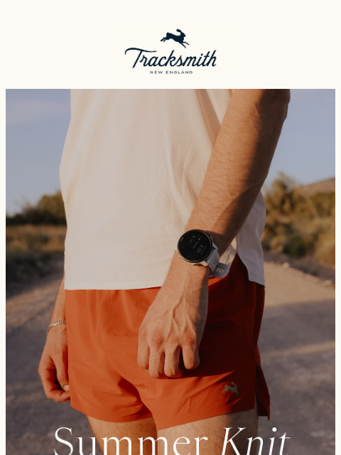 tracksmith newsletter: A closer look at our most technical summer fabric