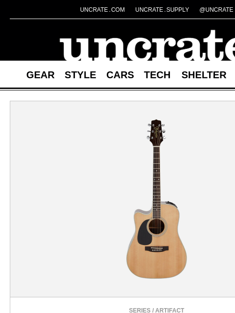 uncrate newsletter: Kurt Cobain-played Hilversum Session Takamine Acou...