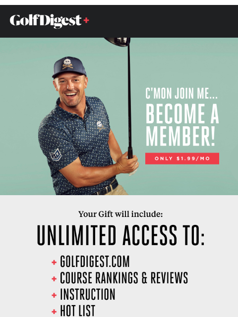 Remember, for only $1.99/month, you can enjoy unlimited access to Golf Digest. ‌ ‌ ‌ ‌ ‌ ‌ ‌ ‌ ‌ ‌ ‌ ‌ ‌ ‌ ‌ ‌ ‌ ‌ ‌ ‌ ‌ ‌ ‌ ‌ ‌ ‌ ‌ ‌ ‌ ‌ ‌ ‌ ‌ ‌ ‌ ‌ ‌ ‌ ‌ ‌ ‌ ‌ ‌ ‌ ‌ ‌ ‌ ‌ ‌ ‌ ‌ ‌ ‌ ‌ ‌ ‌ ‌ ‌ ‌ ‌ ‌