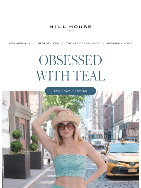 hillhousehome newsletter: We’re Obsessed with Teal Right Now