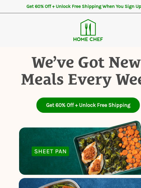 homechef newsletter: Try something different! We’ve got new meals on ou...