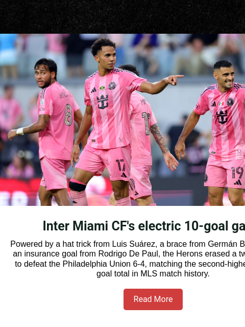 mlssoccer newsletter: Inter Miami CF claims insane win at Nu Stadium