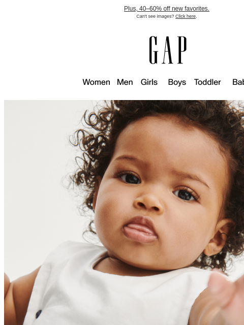 gap newsletter: 50% off your new favorite summer outfits