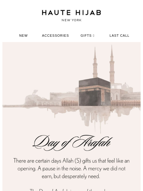 hautehijab newsletter: A Day to Pause, Pray, and Return 🤲