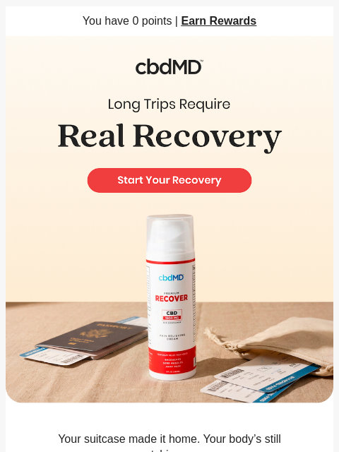 cbdmd newsletter: Still Running On Holiday Fumes?