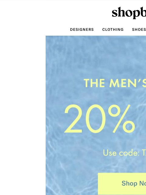 shopbop-mail newsletter: SALE: 20% off
