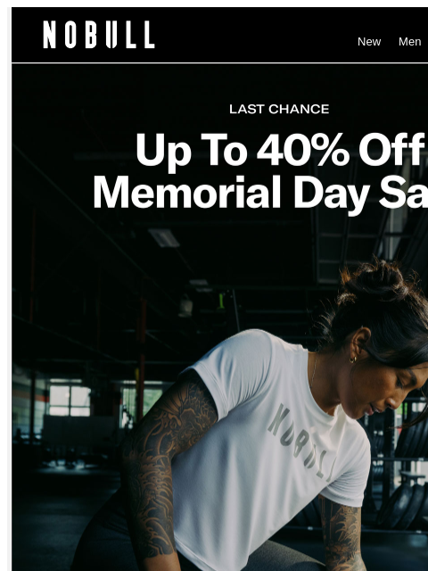 nobullproject newsletter: Up to 40% Off Ends Soon