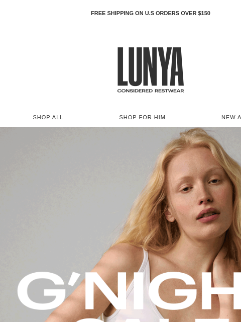lunya newsletter: Sale Ends Tonight