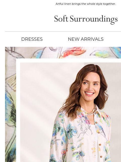 softsurroundings newsletter: An Easy New Look We Love