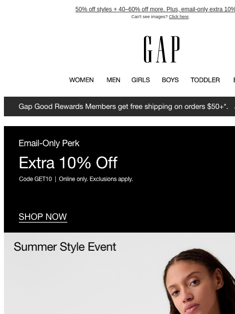 50% off styles + 40–60% off more. Plus, email-only extra 10% off. ‌ ‌ ‌ ‌ ‌ ‌ ‌ ‌ ‌ ‌ ‌ ‌ ‌ ‌ ‌ ‌ ‌ ‌ ‌ ‌ ‌ ‌ ‌ ‌ ‌ ‌ ‌ ‌ ‌ ‌ ‌ ‌ ‌ ‌ ‌ ‌ ‌ ‌ ‌ ‌ ‌ ‌ ‌ ‌ ‌ ‌ ‌ ‌ ‌ ‌ ‌ ‌ ‌ ‌ ‌ ‌ ‌ ‌ ‌ ‌ ‌ ‌ ‌ ‌ ‌ ‌ ‌ ‌