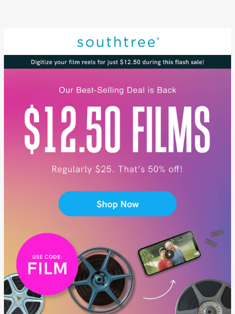 $15 Film Transfers (Reg. $25)! Each transfer includes: ✓frame-by-frame captures ✓flicker removal ✓smooth and clear playback ͏ ͏ ͏ ͏ ͏ ͏ ͏ ͏ ͏ ͏ ͏ ͏ ͏ ͏ ͏ ͏ ͏ ͏ ͏ ͏ ͏ ͏ ͏ ͏ ͏ ͏ ͏ ͏ ͏ ͏ ͏ ͏ ͏ ͏ ͏ ͏ ͏ ͏ ͏