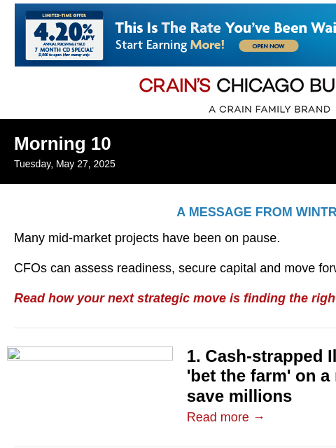 Here are this morning's top stories. ͏ ‌ ͏ ‌ ͏ ‌ ͏ ‌ ͏ ‌ ͏ ‌ ͏ ‌ ͏ ‌ ͏ ‌ ͏ ‌ ͏ ‌ ͏ ‌ ͏ ‌ ͏ ‌ ͏ ‌ ͏ ‌ ͏ ‌ ͏ ‌ ͏ ‌ ͏ ‌ ͏ ‌ ͏ ‌ ͏ ‌ ͏ ‌ ͏ ‌ ͏ ‌ ͏ ‌ ͏ ‌ ͏ ‌ ͏ ‌ ͏ ‌ ͏ ‌ ͏ ‌ ͏ ‌ ͏ ‌ ͏ ‌ ͏ ‌ ͏ ‌ ͏ ‌ ͏ ‌