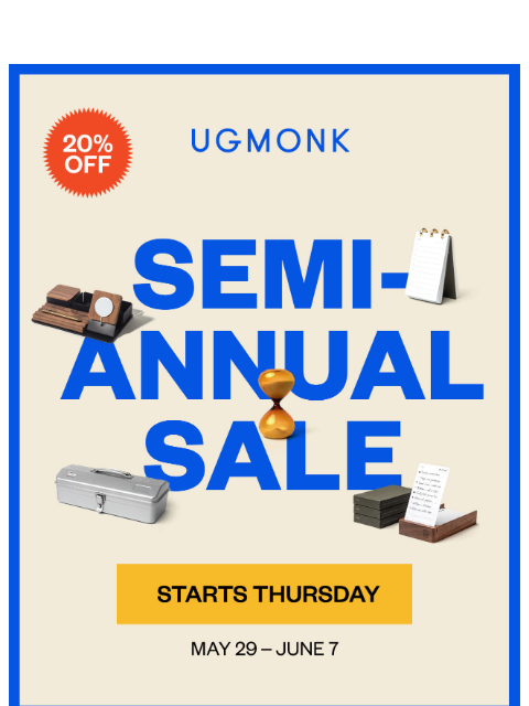 On Thursday we're kicking off our big Semi-Annual Sale. Get ready to stock up. ͏ ͏ ͏ ͏ ͏ ͏ ͏ ͏ ͏ ͏ ͏ ͏ ͏ ͏ ͏ ͏ ͏ ͏ ͏ ͏ ͏ ͏ ͏ ͏ ͏ ͏ ͏ ͏ ͏ ͏ ͏ ͏ ͏ ͏ ͏ ͏ ͏ ͏ ͏ ͏ ͏ ͏ ͏ ͏ ͏ ͏ ͏ ͏ ͏ ͏ ͏ ͏ ͏ ͏ ͏ ͏ ͏ ͏ ͏
