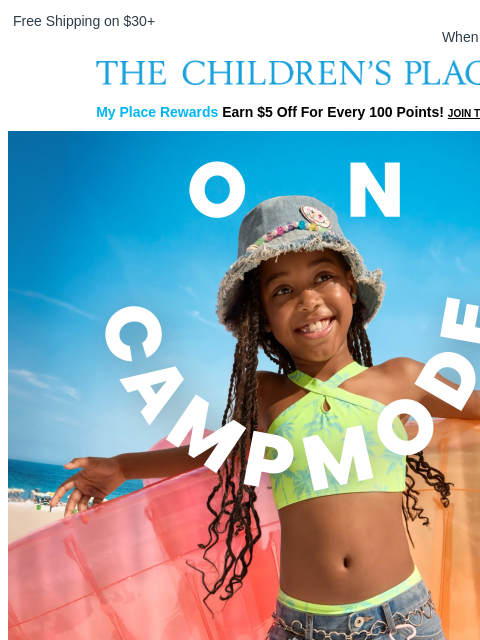 childrensplace newsletter: STARTS NOW: Up to 60% Off ENTIRE SITE!