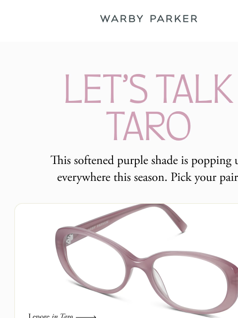 warbyparker newsletter: Farm to frame