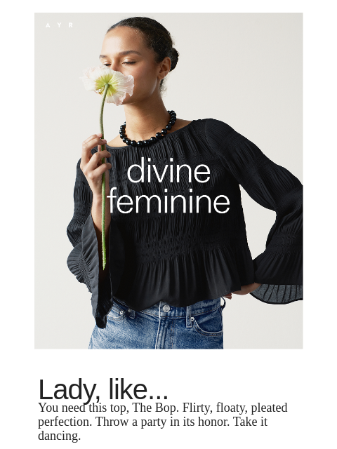 ayr newsletter: I’M JUST A GIRL