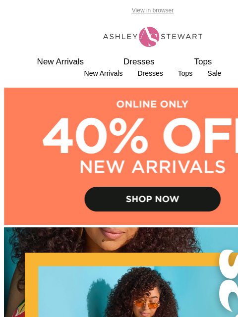 ashleystewart newsletter: New sets? Yes, PLEASE! 😍