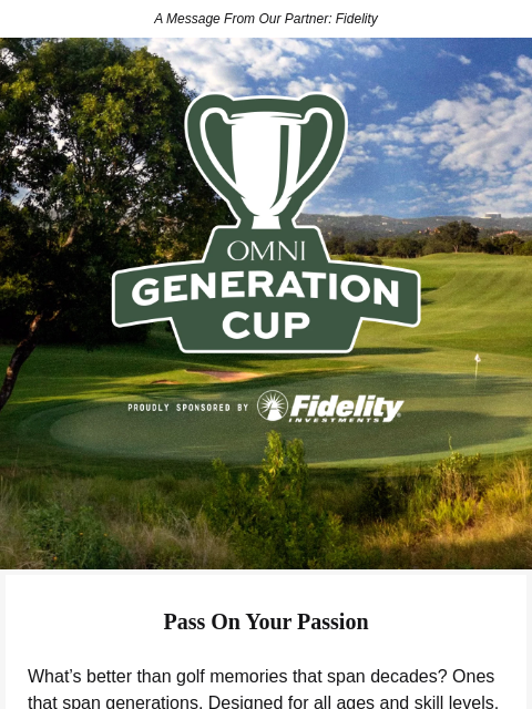 golfdigest newsletter: Play, Stay & Compete at Omni Hotels & Resorts