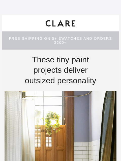 clare newsletter: This weekend? We’re painting something tiny (and i...