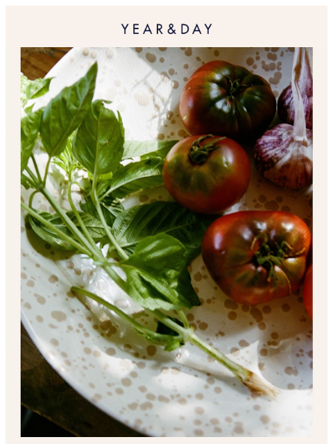 yearandday newsletter: The Art of Summer Hosting