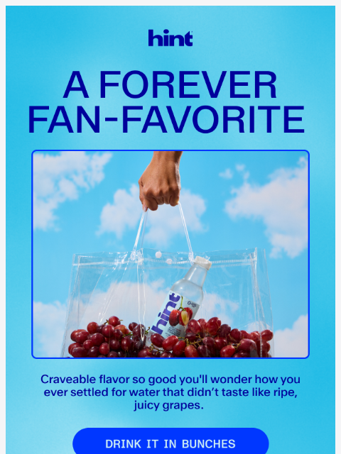 drinkhint newsletter: It’s National 🍇 Day!