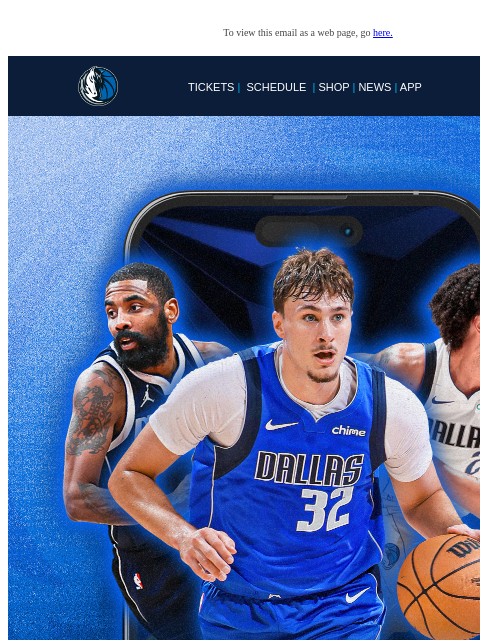 mavsmail newsletter: 🎰 Spin to Win an Autographed Mavs Jersey!