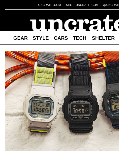 uncrate newsletter: G-Shock DW-5600MNC Watch & more