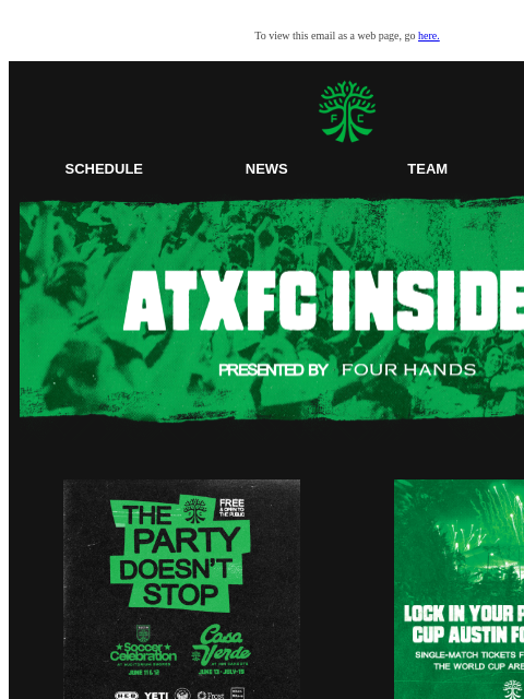 austinfc newsletter: ATXFC Insider: 2026 FIFA World Cup Live Viewings, ...