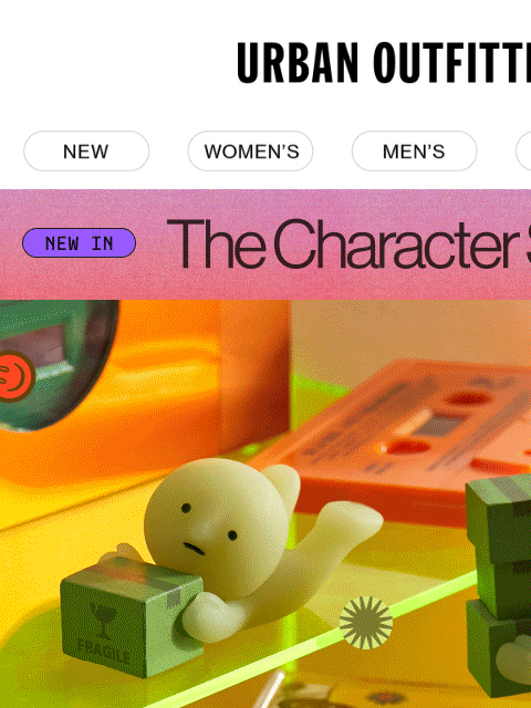 urbanoutfitters newsletter: “Silly little guys” ⭑⭑⭑⭑⭑