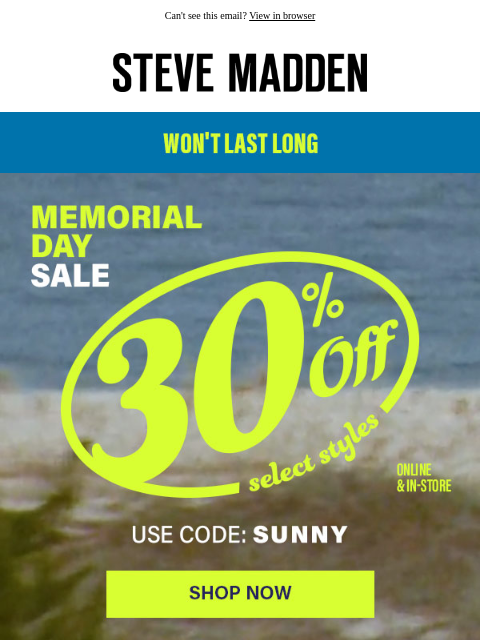stevemadden newsletter: As Good As It Gets