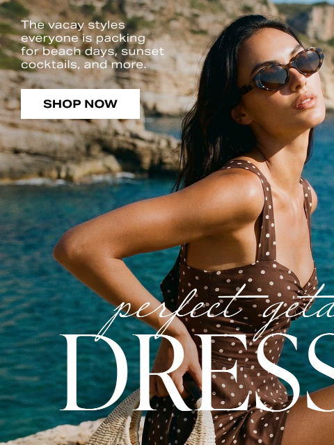 revolve newsletter: This Polka Dot Vacay Mini Dress You Need