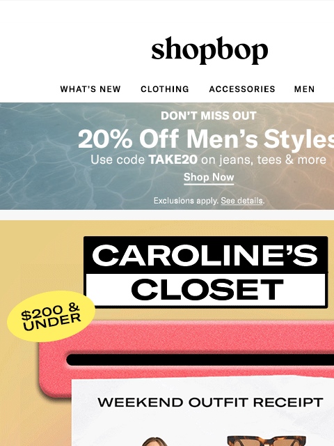 Plus, 20% off select men's styles ‌ ‌ ‌ ‌ ‌ ‌ ‌ ‌ ‌ ‌ ‌ ‌ ‌ ‌ ‌ ‌ ‌ ‌ ‌ ‌ ‌ ‌ ‌ ‌ ‌ ‌ ‌ ‌ ‌ ‌ ‌ ‌ ‌ ‌ ‌ ‌ ‌ ‌ ‌ ‌ ‌ ‌ ‌ ‌ ‌ ‌ ‌ ‌ ‌ ‌ ‌ ‌ ‌ ‌ ‌ ‌ ‌ ‌ ‌ ‌ ‌ ‌ ‌ ‌ ‌ ‌ ‌ ‌ ‌ ‌ ‌ ‌ ‌ ‌ ‌ ‌ ‌ ‌ ‌ ‌ ‌ ‌