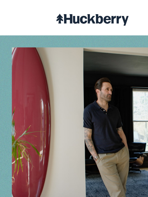 huckberry newsletter: A Former Pro Surfer's Coastal Retreat