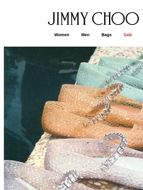 Sale continues – enjoy 40% off. JIMMY CHOO Women Men Bags Sale Summer Starts Here A nostalgic style, reimagined. Candy-coloured hues, sculpted details and crystal embellishments elevate a summer