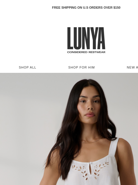 lunya newsletter: THE SUMMER DROP