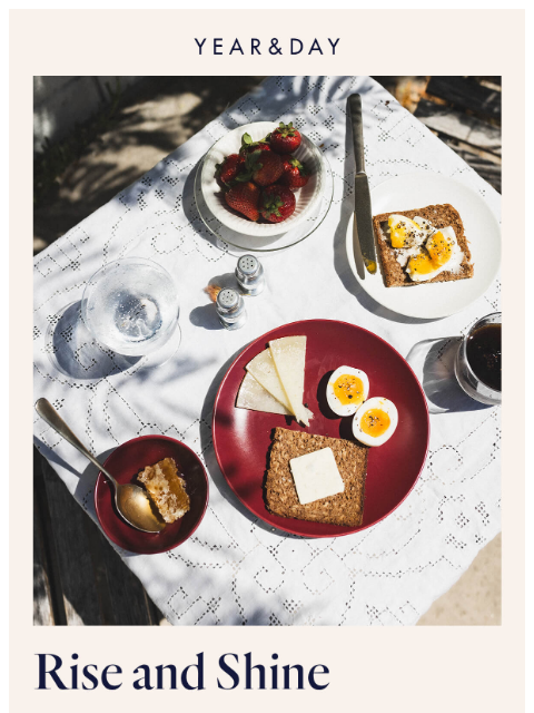 yearandday newsletter: The case for breakfast al fresco